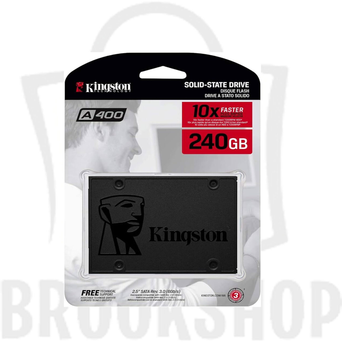 UNIDAD DE ESTADO SOLIDO KINGSTON 240GB A400 2.5" SATA3