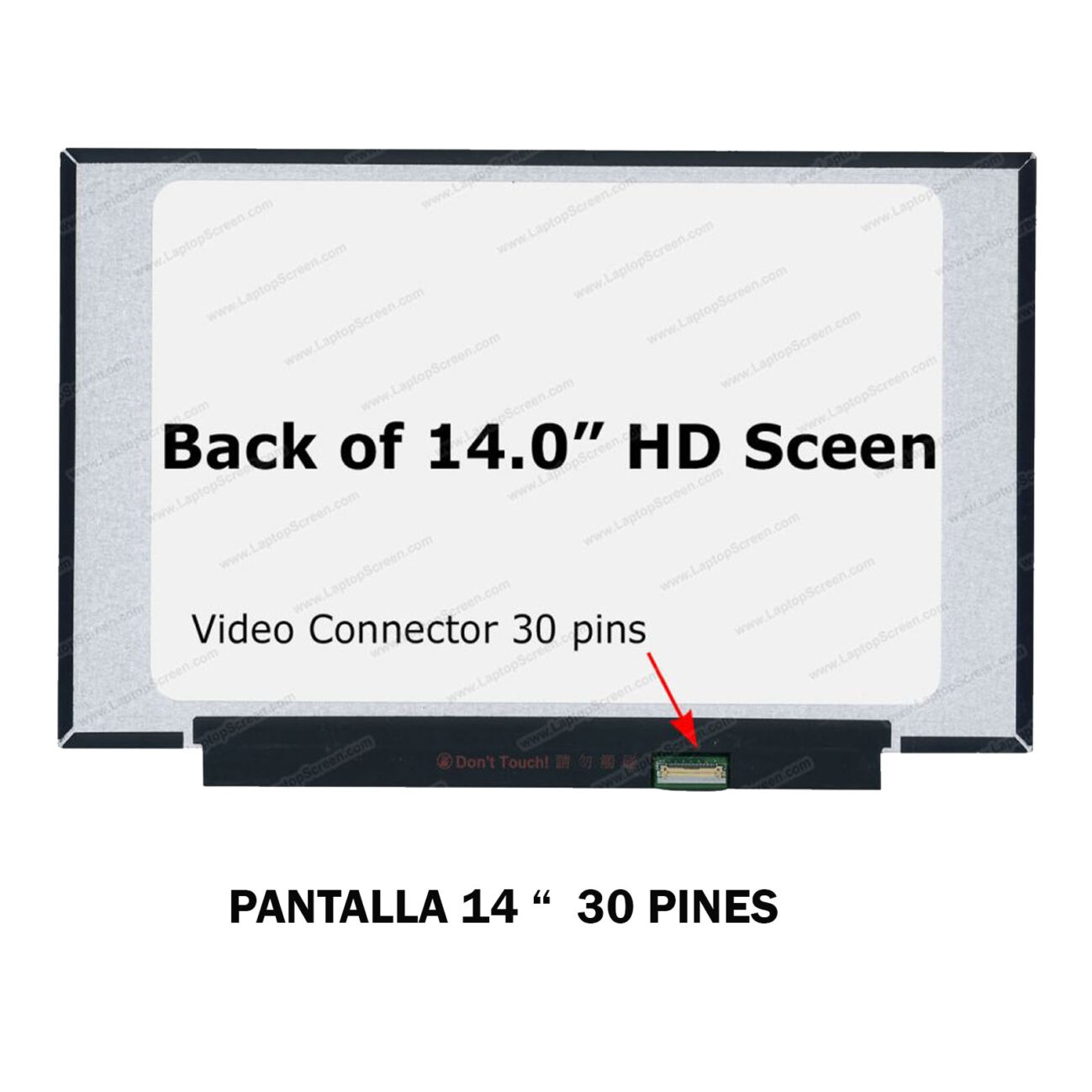 Pantalla 14.0" 30 pines Sin Marco