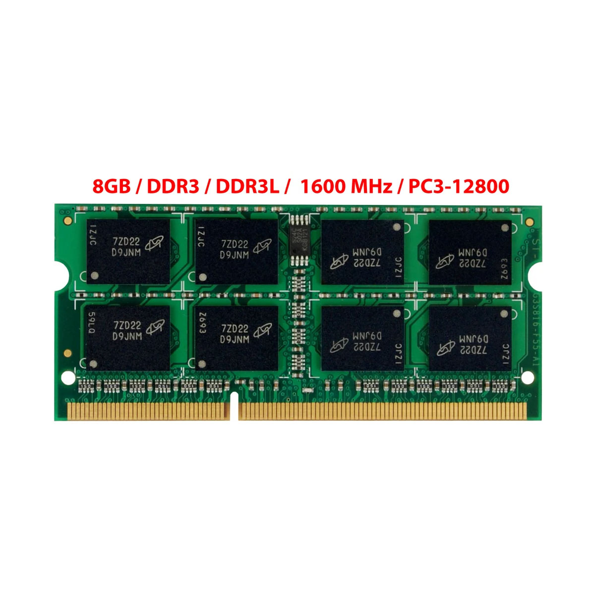 Memoria Ram 8GB DDR3L SODIMM 1600MHz