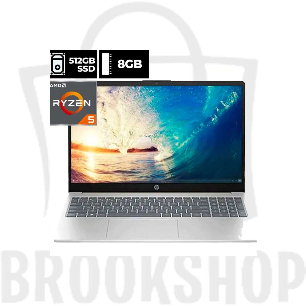 NOTEBOOK HP 15 RYZEN 5-7520U/8GB/ 512GB SSD/W11 HOME/ 1Y/ MOONLIGHT BLUE/