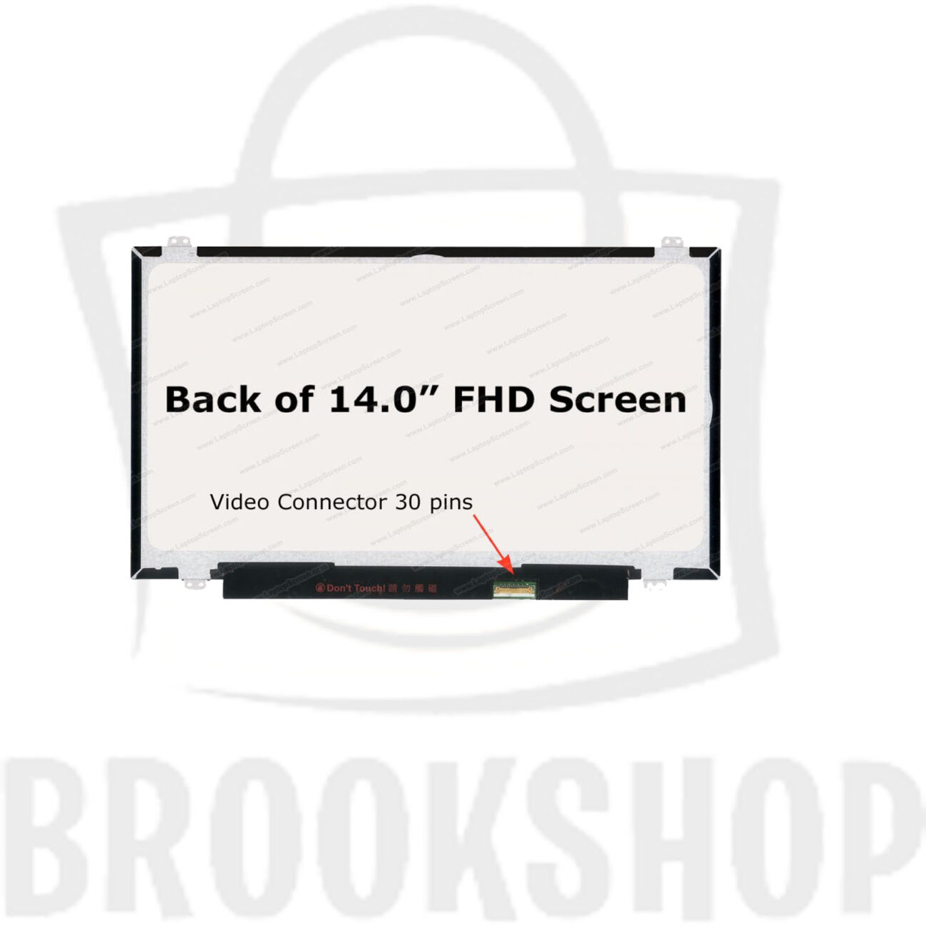 Pantalla de 14" de 30 Pines FHD Glossy